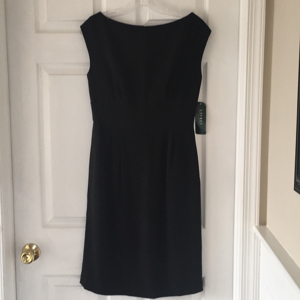 NWT Lauren Ralph Lauren black Dress size 4